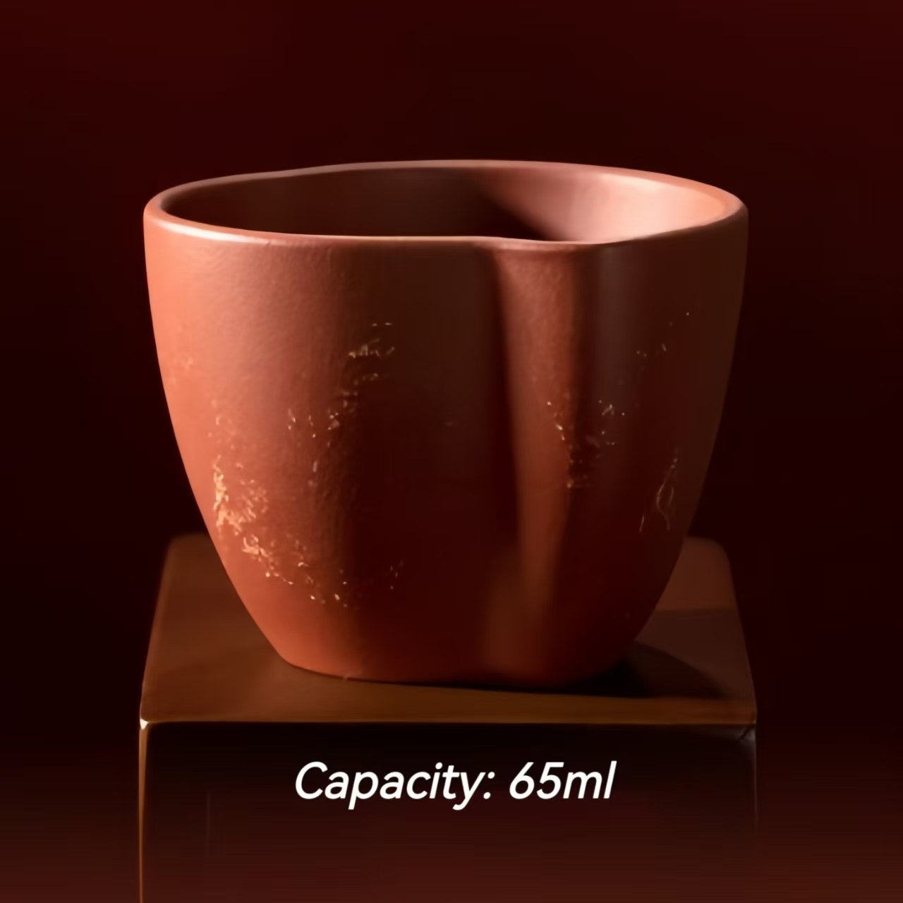 The Palace Museum Five Blessings Purple Clay Teacup Set Gift Box