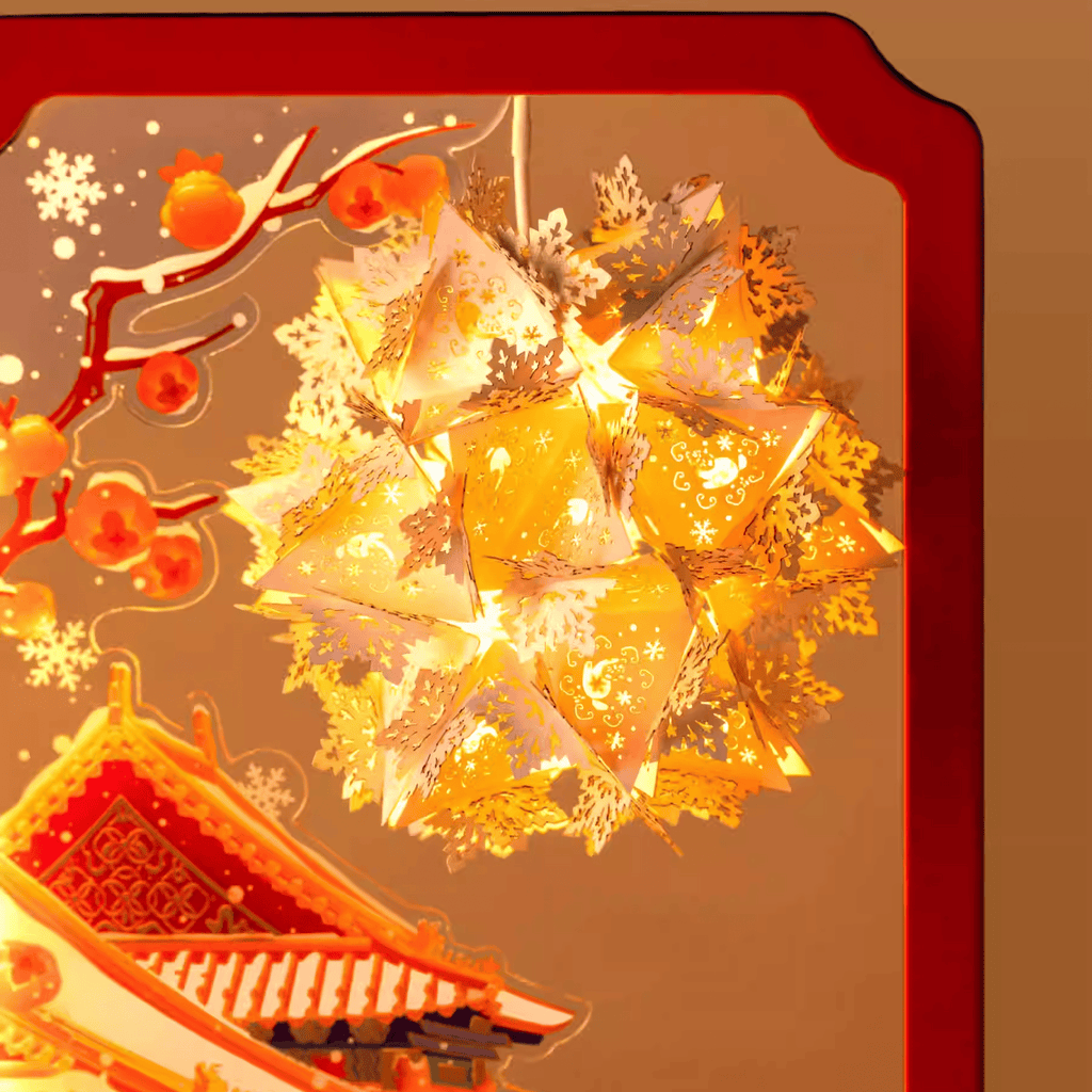 The Palace Museum Forbidden City Snow Paper Carving Lamp