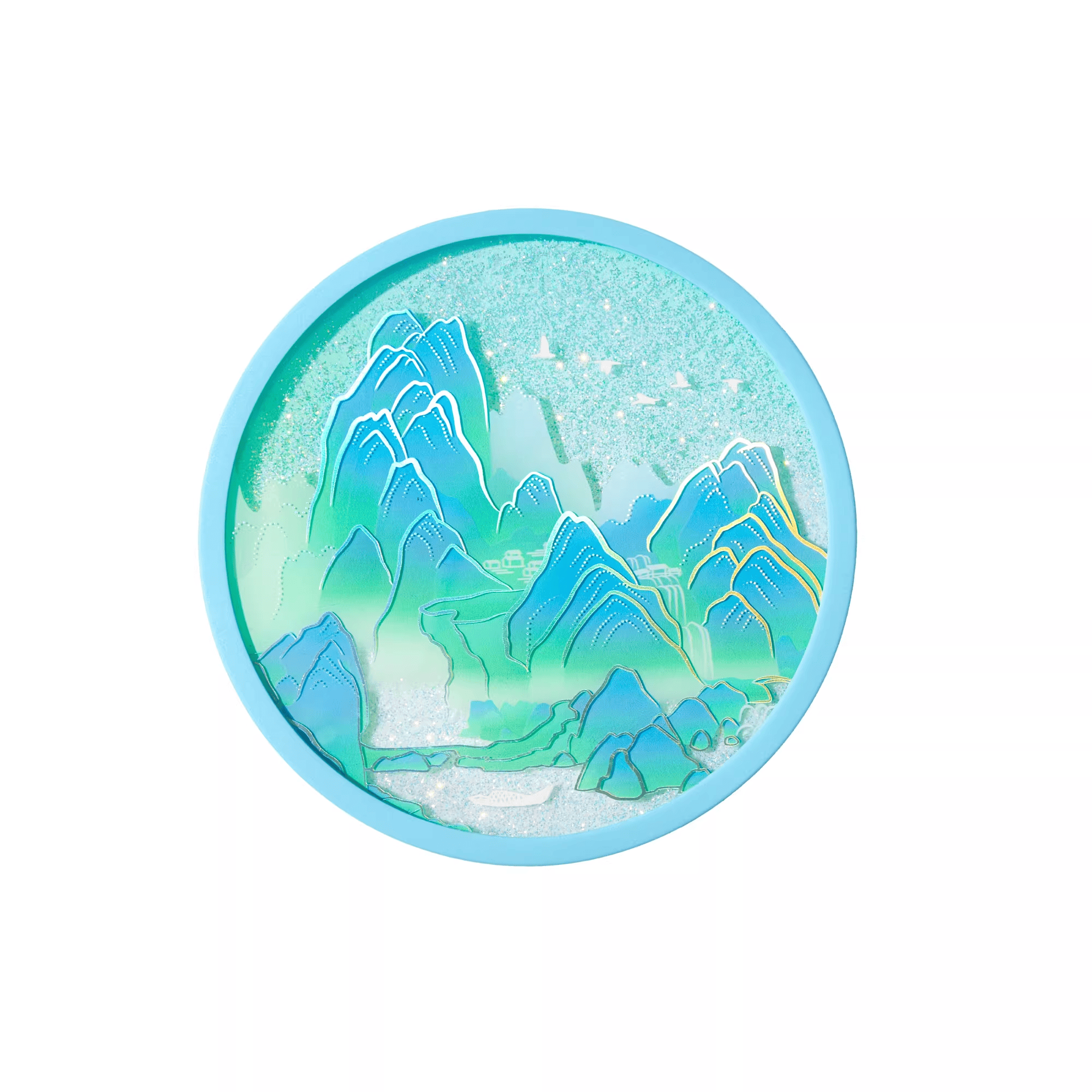 The Palace Museum a Thousand Li of Rivers and Mountains Shifting Sand Coaster