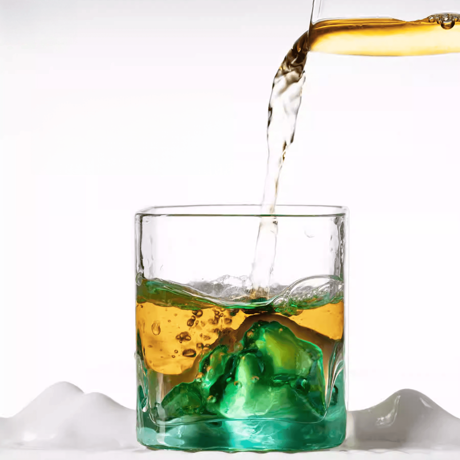 The Palace Museum Panorama of Rivers and Mountains Glass Cup Set