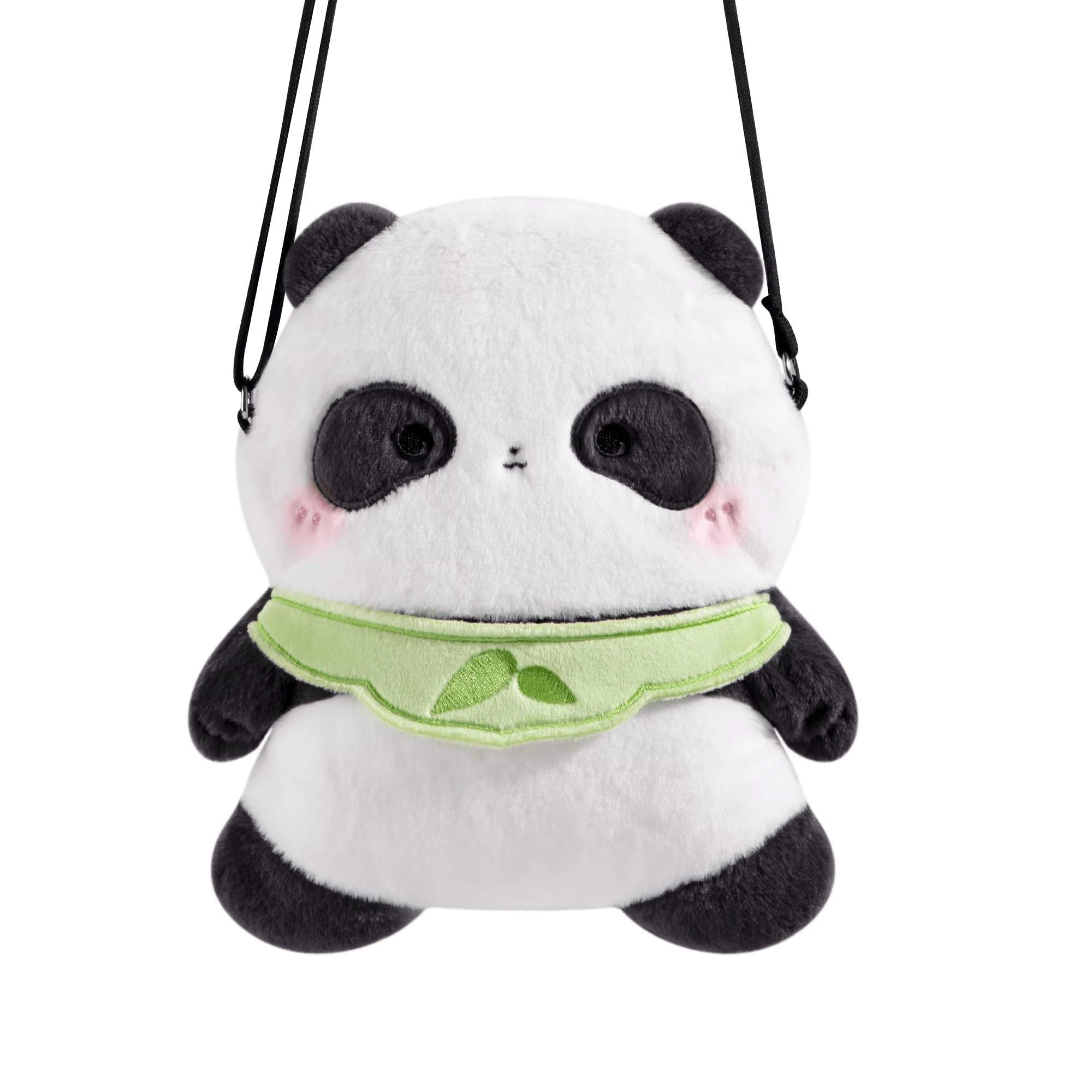 The Palace Museum Panda & Calligraphy Art Plush Crossbody Bag