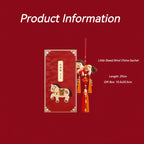 The Palace Museum Little Foal Scented Pouch Keychain Creative Horse Year Gifts