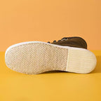 NeiLian Sheng  High-Top Lace-Up Cowhide Cotton Men's Shoes