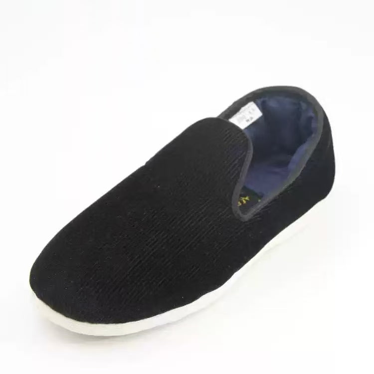 Neilian Sheng Tongue Corduroy Loafers Men's Boots