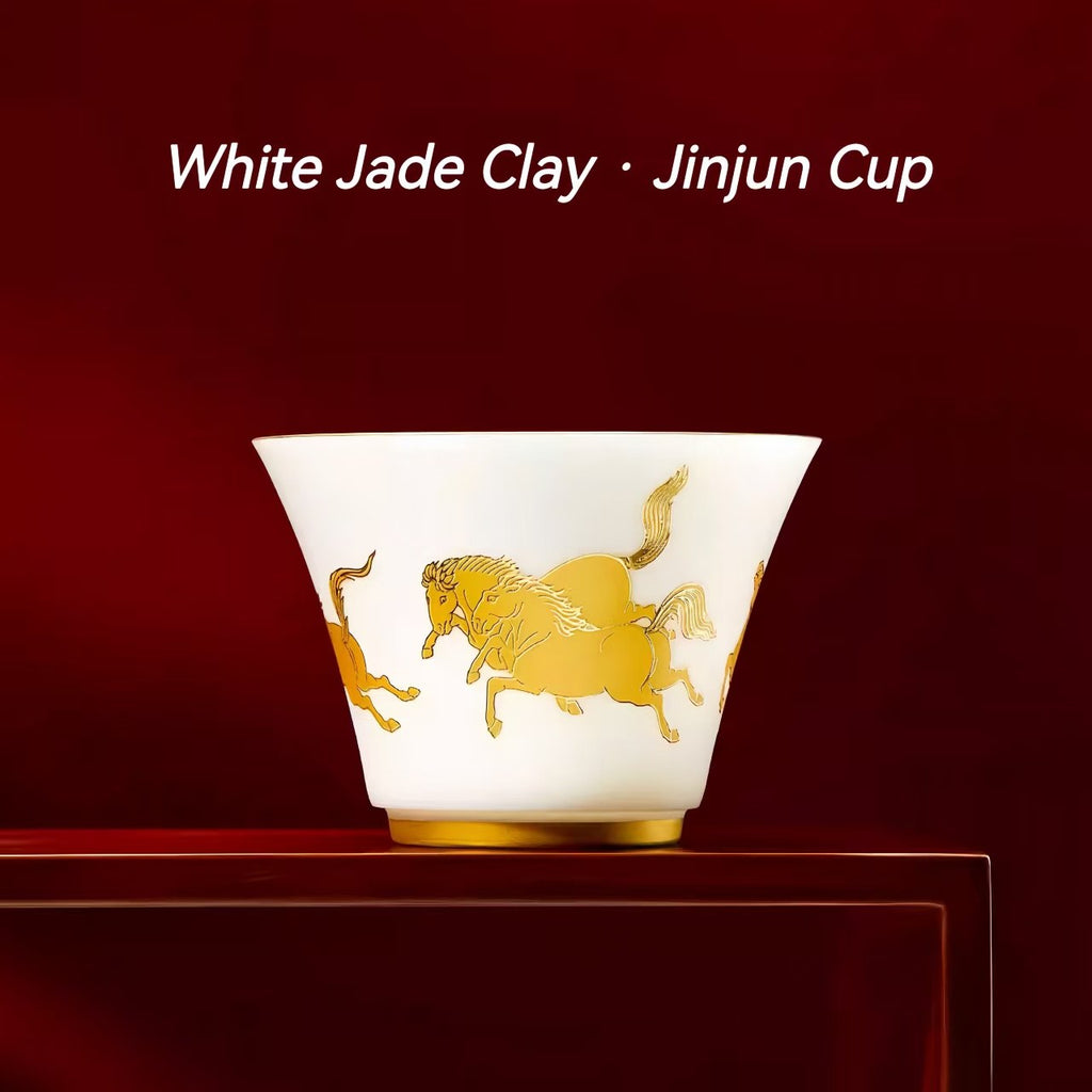 The Palace Museum Golden Junmei Tea Master's Cup Horse Year Gift Set