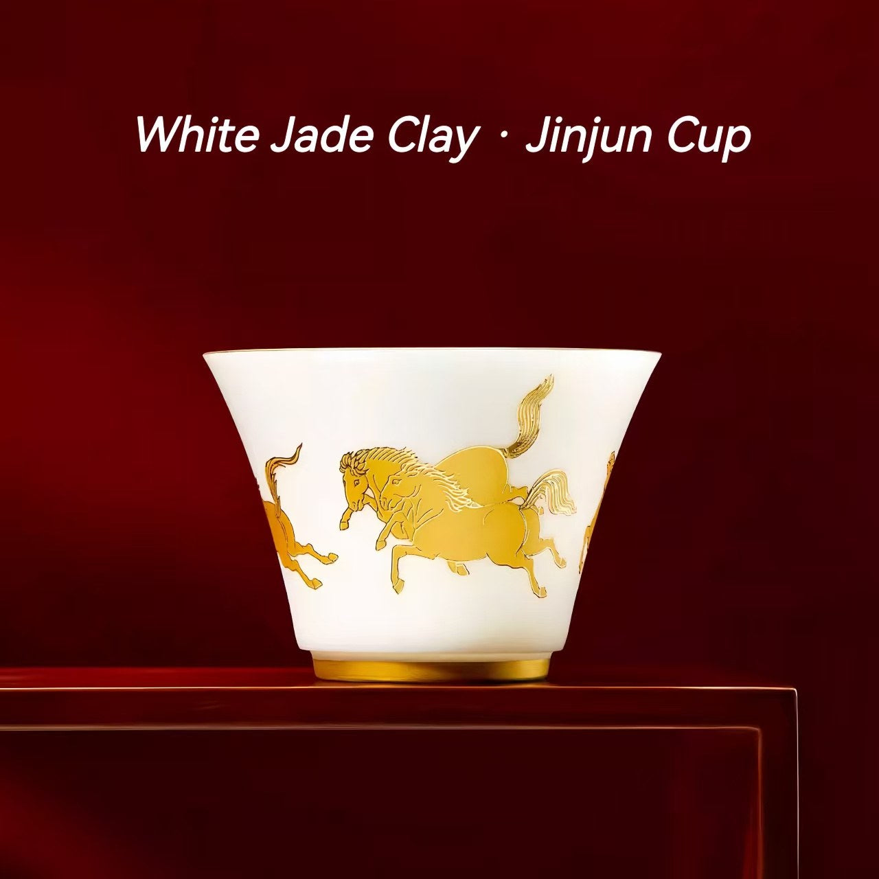 The Palace Museum Golden Junmei Tea Master's Cup Horse Year Gift Set