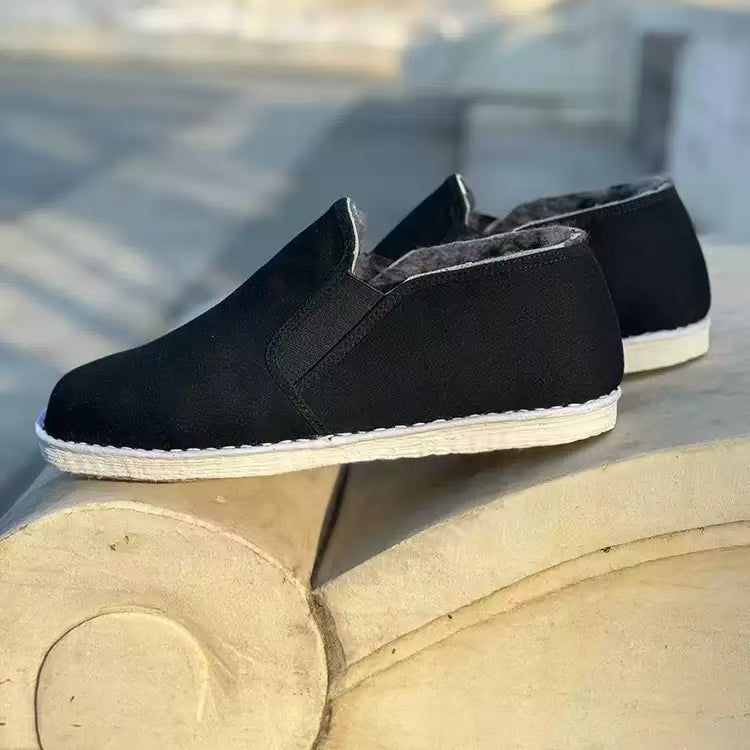 Neilan Sheng Multi-Layer Sole Wool Lining with Warm Cotton Men's Shoes