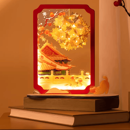 The Palace Museum Forbidden City Snow Paper Carving Lamp