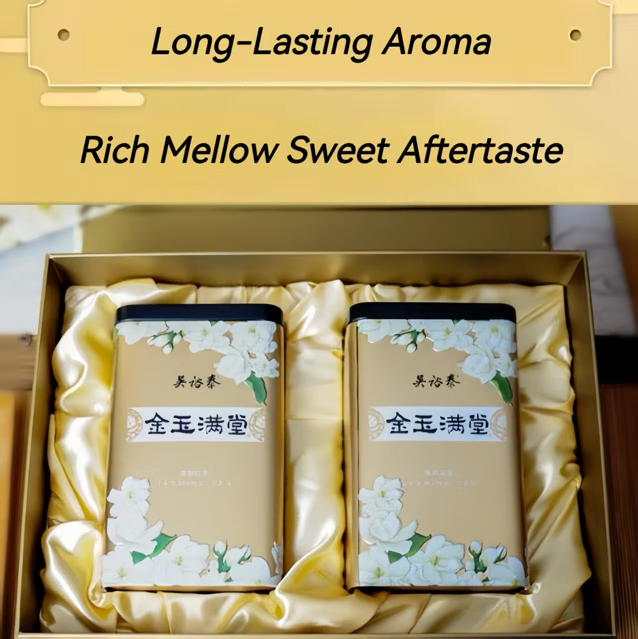 Wu Yutai Golden Abundance Eight-Fire Jasmine Tea Gift Set