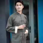 Rui Fu Xiang New Tangzhuang Long-Sleeve Men's Shirts