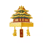 The Palace Museum Shenwumen & Corner Tower 3D Architectural Fridge Magnet