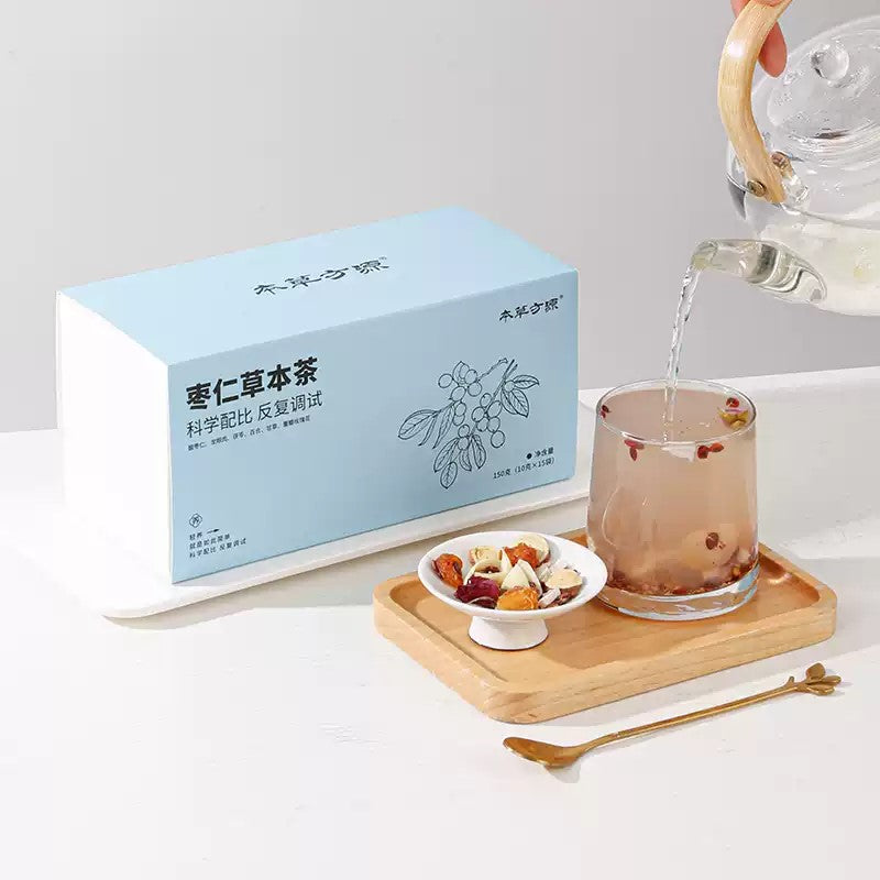 Spine Date Seed Poria Cocos Herbal Tea