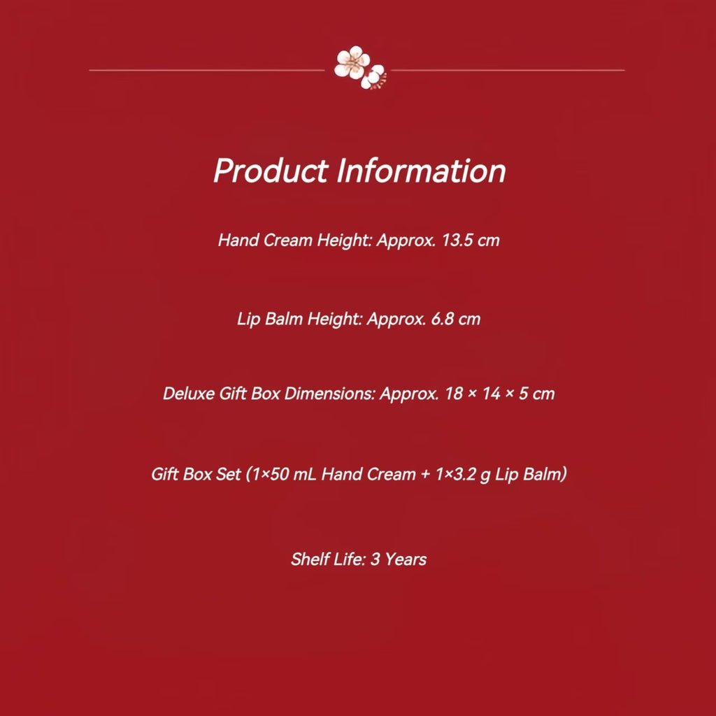 The Palace Museum Joyful Hand Cream and Lip Balm Gift Set