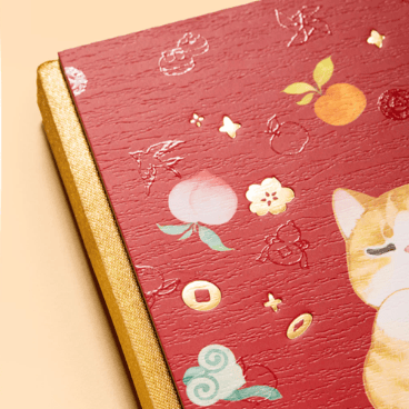The Palace Museum Cat Blessing Notebook with Seal