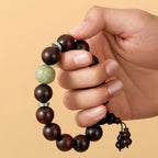 The Palace Museum Dragon-Patterned Rosewood Wooden Bracelet Gift