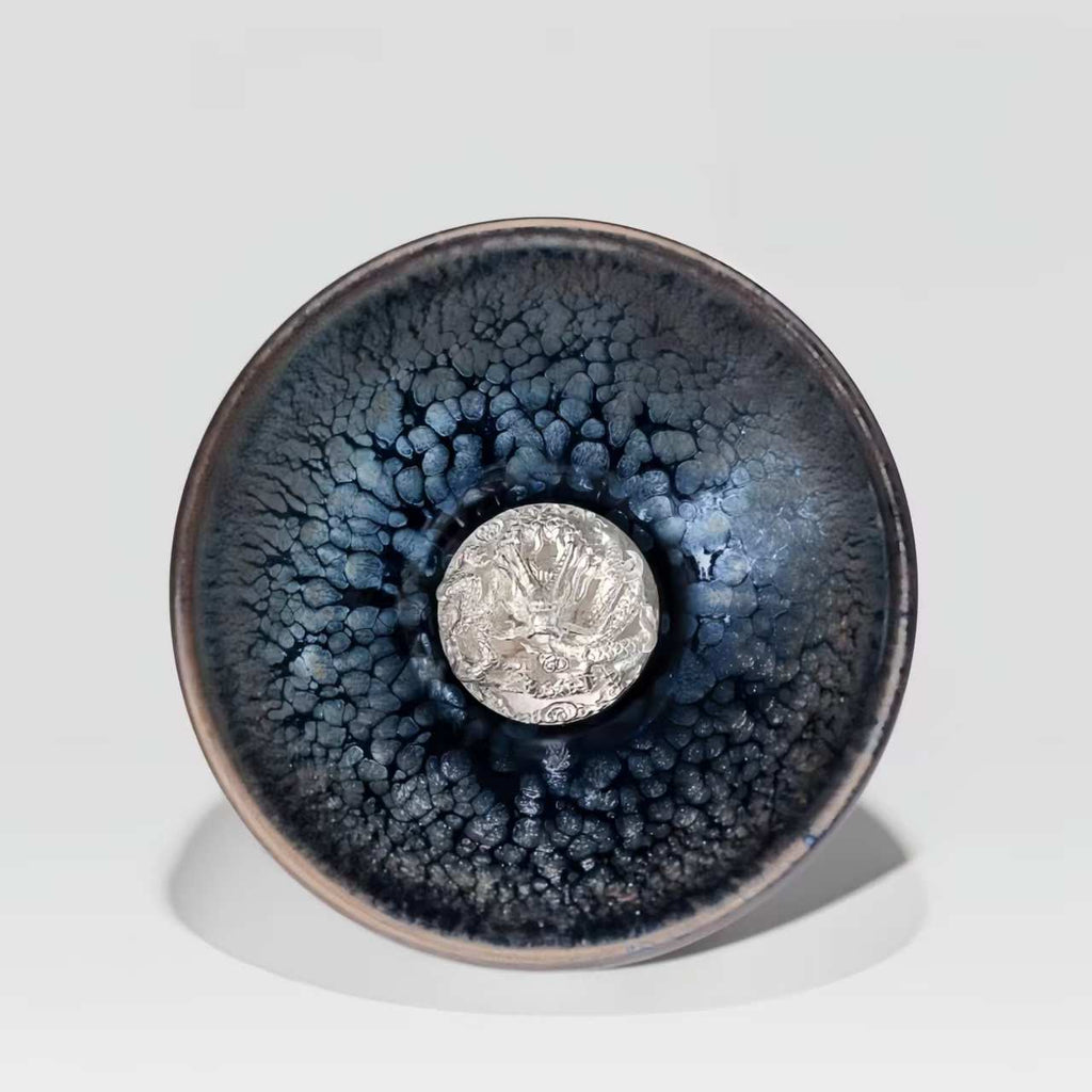 The Palace Museum Dragon in the Depths Jianzhan Cup Tea Set Gift Box