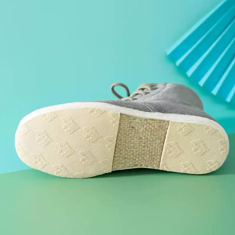 Neilan Sheng Wool Lining Corduroy Five-Eyelet Women's Boots