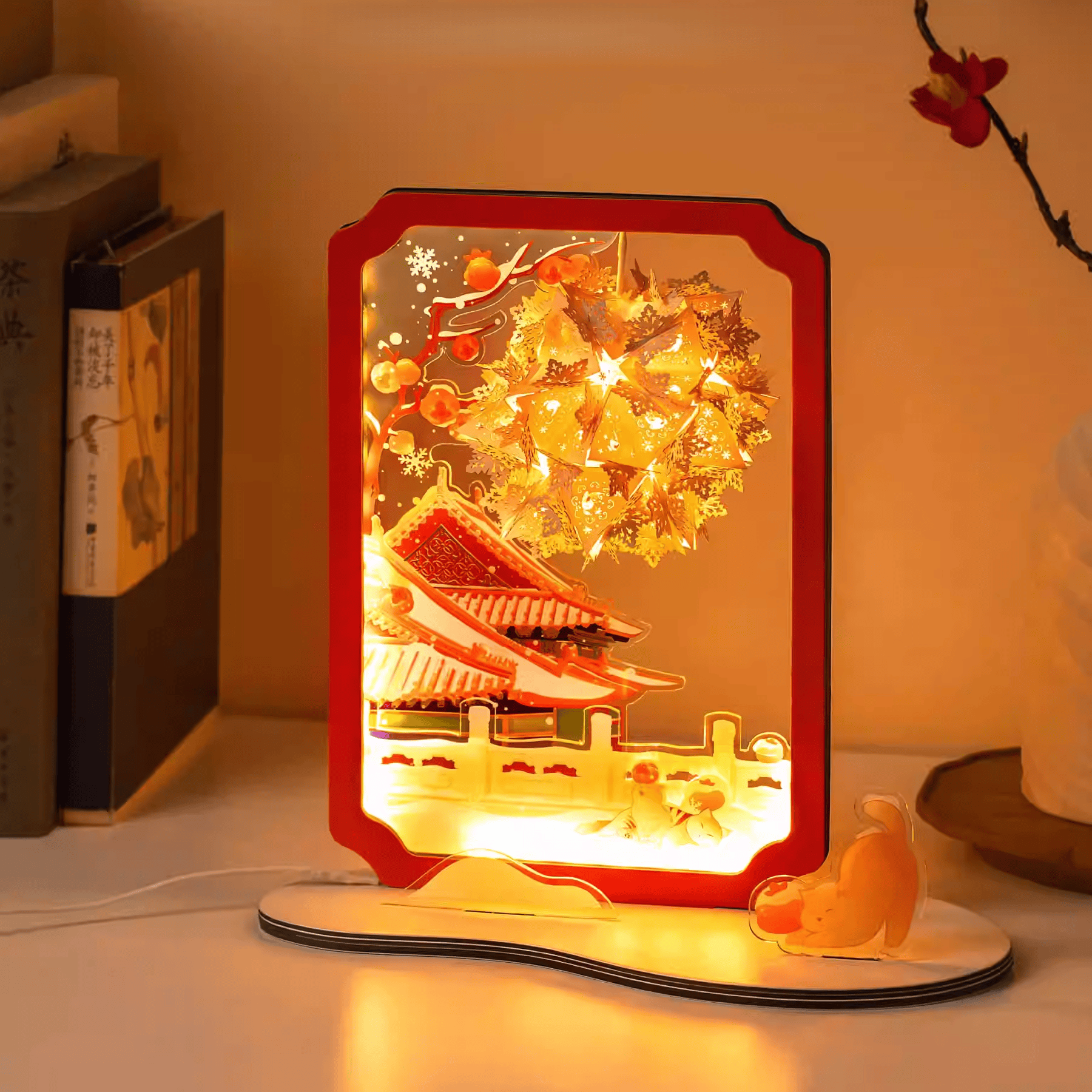 The Palace Museum Forbidden City Snow Paper Carving Lamp