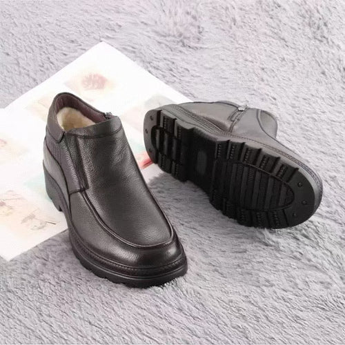 Neilan Sheng Connection Liter Warm Cotton Leather  Wool Lira Lock  Men's Shoes