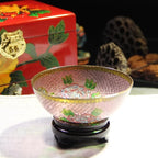 The Cloisonne Enamel Fortune-Attracting Transparent Blue Bowl