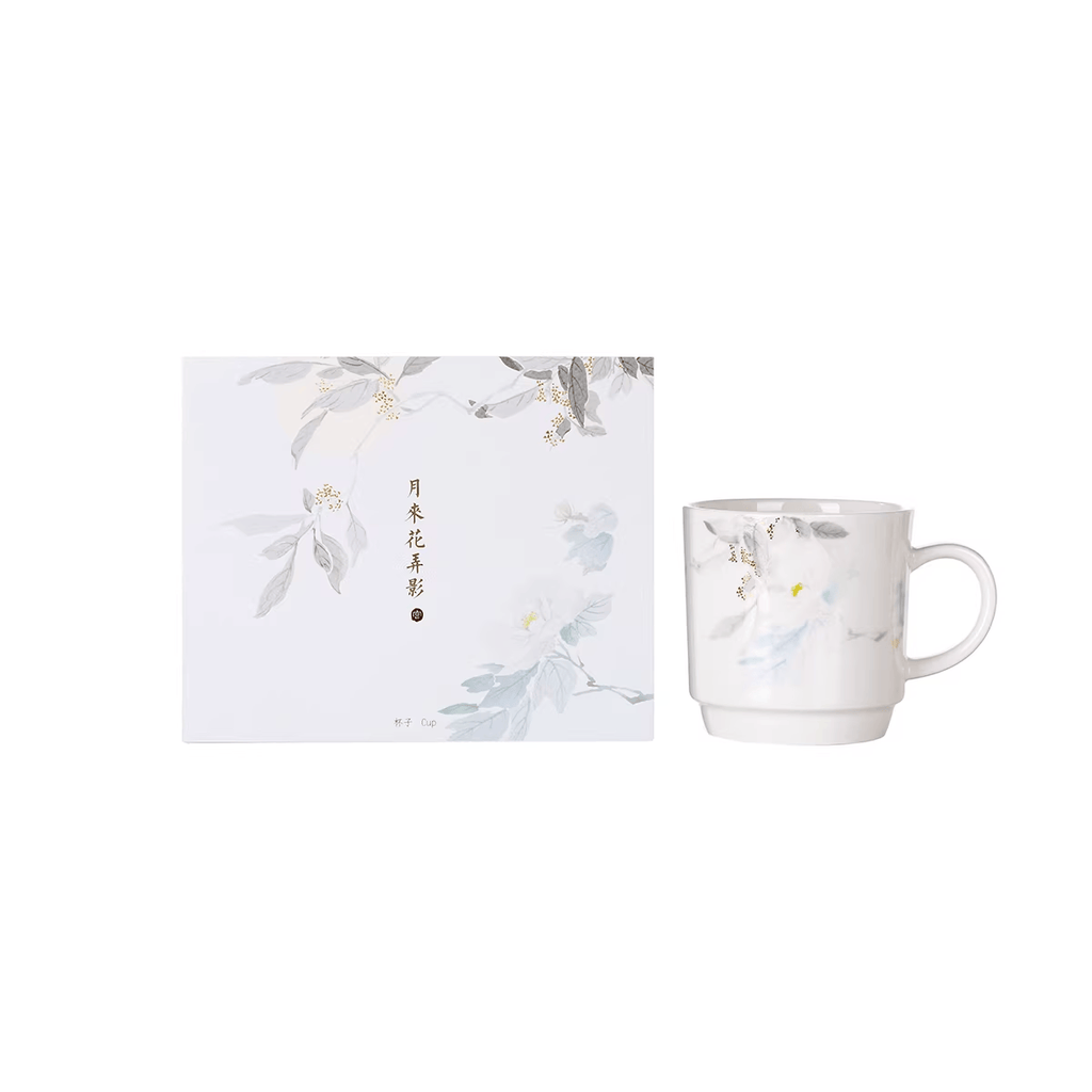 The Palace Museum Moonrise & Flower Shadows Ceramic Mug
