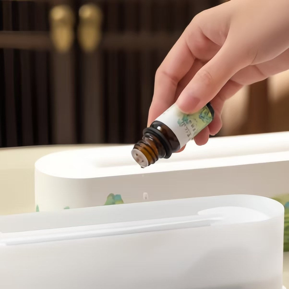 The Palace Museum Flame Humidifier Aromatherapy Night Light