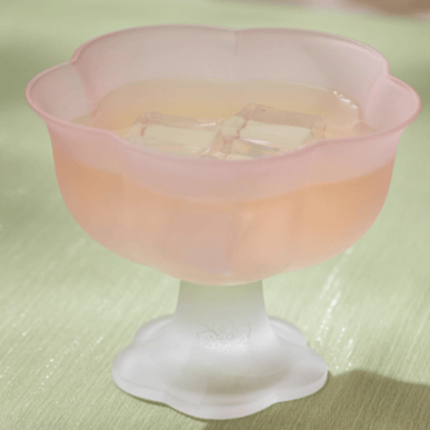 The Palace Museum Plum Blossom Shadow & Floral Fragrance Crystal Glass Cup