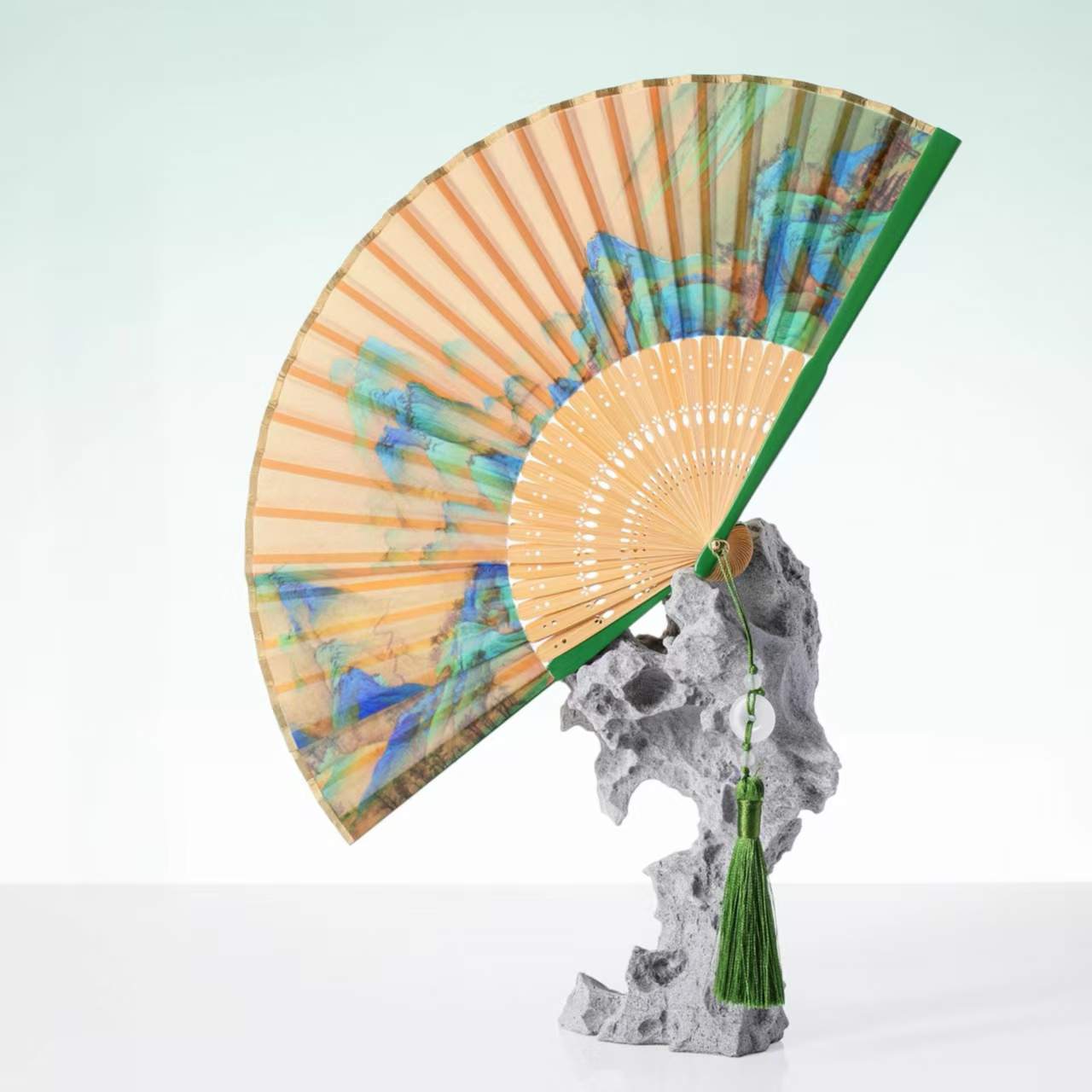 The Palace Museum Qianli Jiangshan Ancient-Style Folding Fan