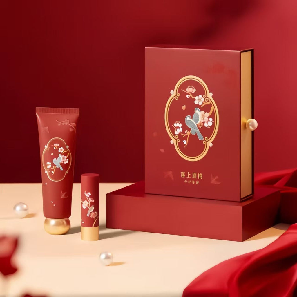 The Palace Museum Joyful Hand Cream and Lip Balm Gift Set