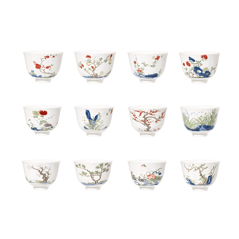 The Palace Museum Twelve Flower Goddesses Tea Cup Gift Set