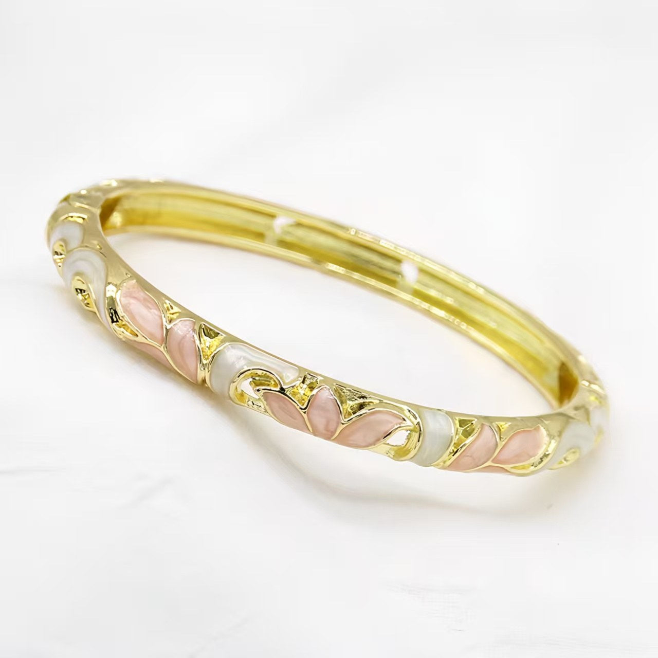 The JTF Cloisonne Bangle with Enamel Work Women's