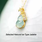 The Palace Museum Jade Gourd Pendant Bracelet Necklace Gift Set