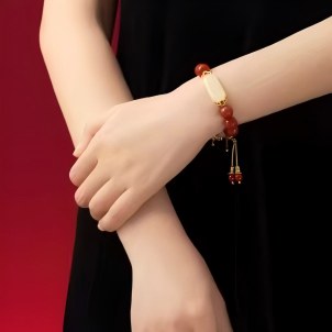 The Palace Museum Baifu Hetian Jade Wushitai Pendant