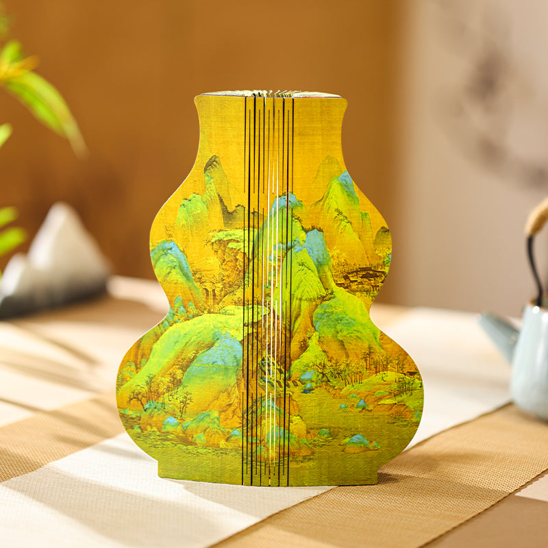 Shangxinle Forbidden City Thousand Miles of Rivers and Mountains Gourd Folding Lamp
