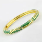 The JTF Beijing Cloisonne Bangle for Women Enameled Fine Round Bangle Bestie Gift