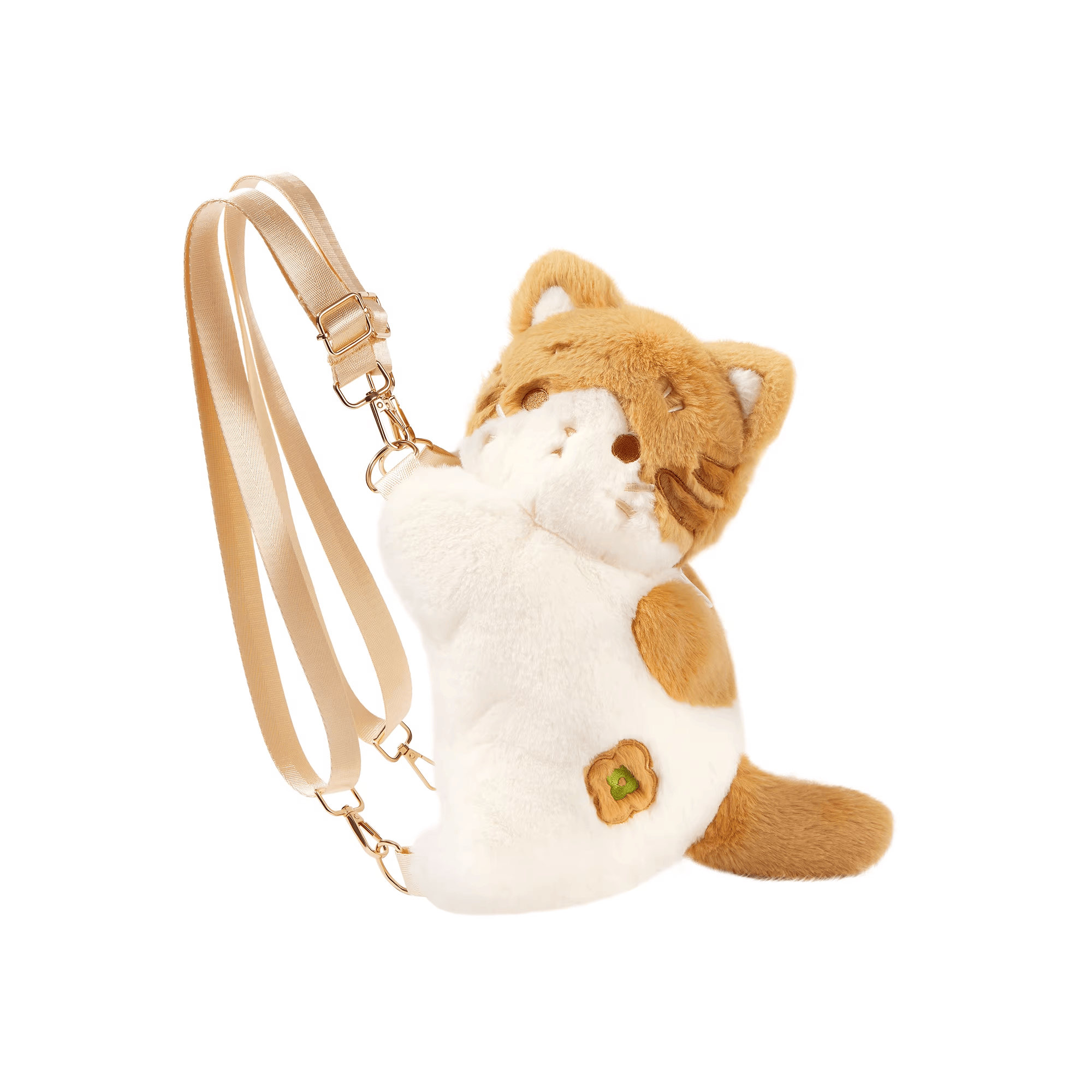 The Palace Museum Persimmon & Fortune Cat Plush Backpack