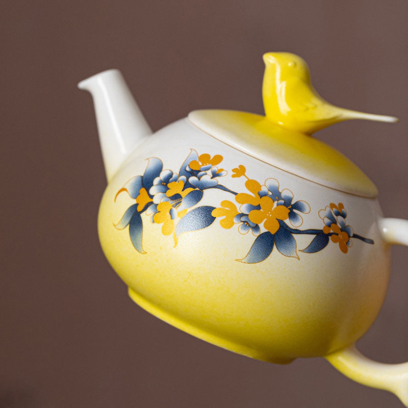 Shangxinle Forbidden City Aromatherapy Magpie Ascending the Cassia Tea Set