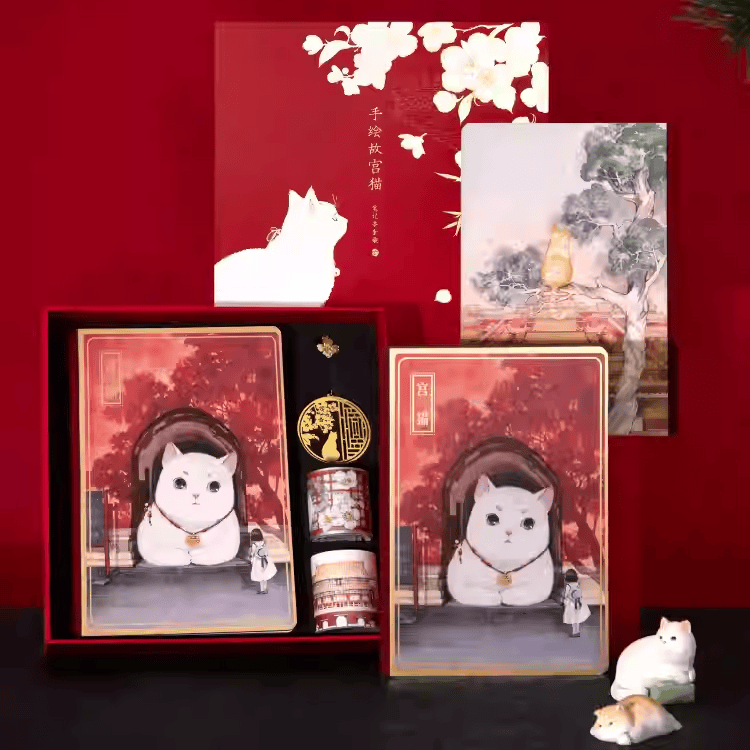 The Palace Museum Cat Notebook Gift Set
