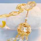 The Palace Museum Moon Rabbit Tassel Hairpin Amidst the Clouds