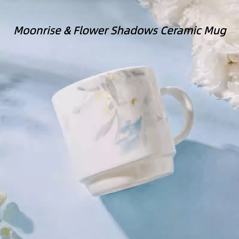The Palace Museum Moonrise & Flower Shadows Ceramic Mug