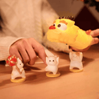 The Palace Museum Cat Dragon-Dancing Night Light Ornament