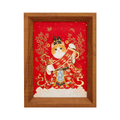 The Palace Museum Fortune Cat God Photo Frame Ornament