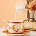 The Palace Museum Celestial Horse Auspicious Cup & Saucer Creative Gift Set Coffee Mug
