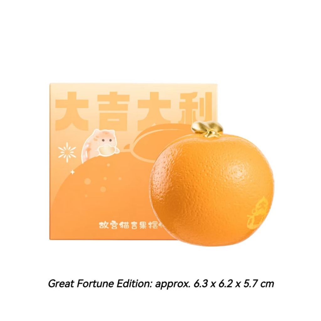 The Palace Museum Cat Auspicious Fruits Desktop Ornament