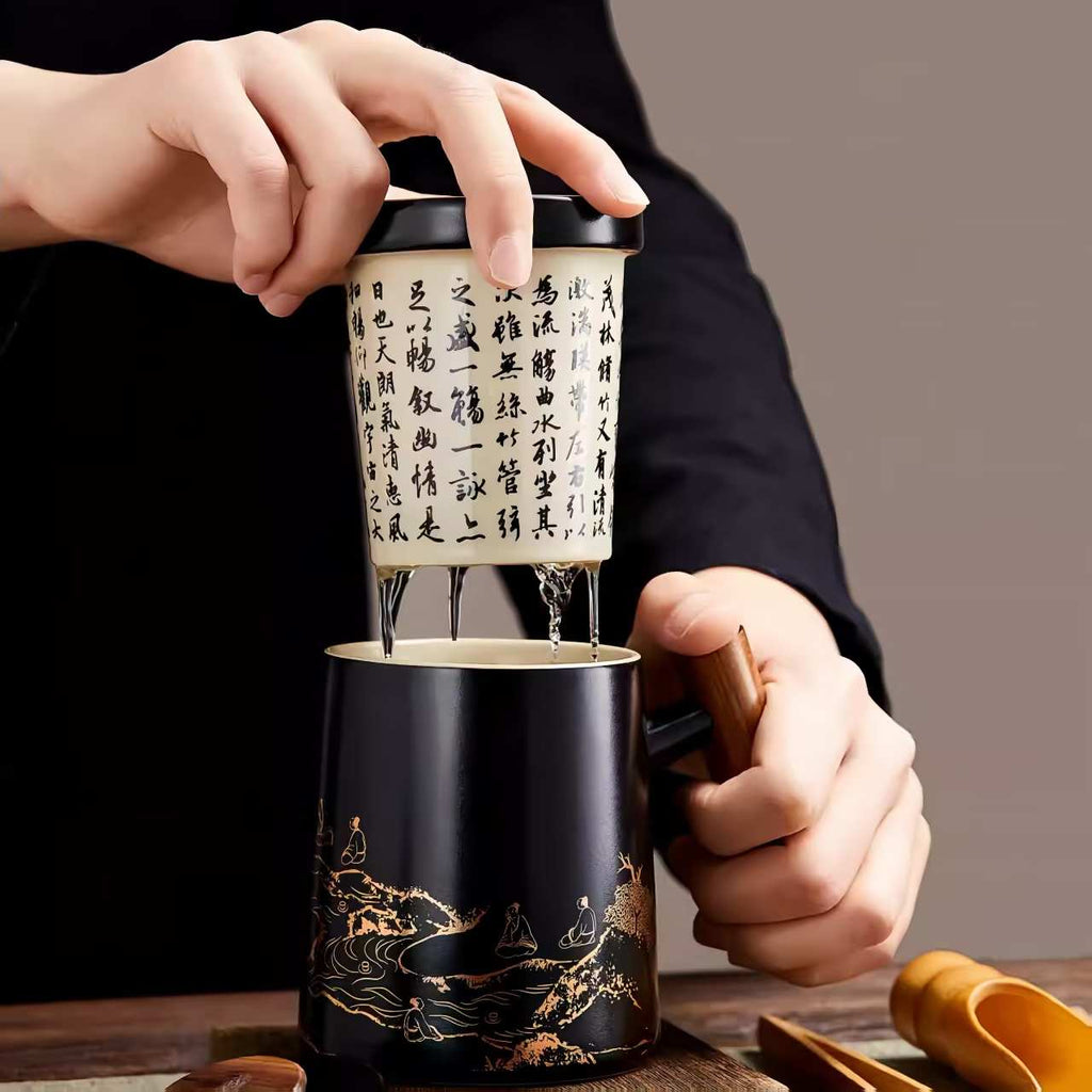 The Palace Museum Lantingji Xu Tea Infuser Cup