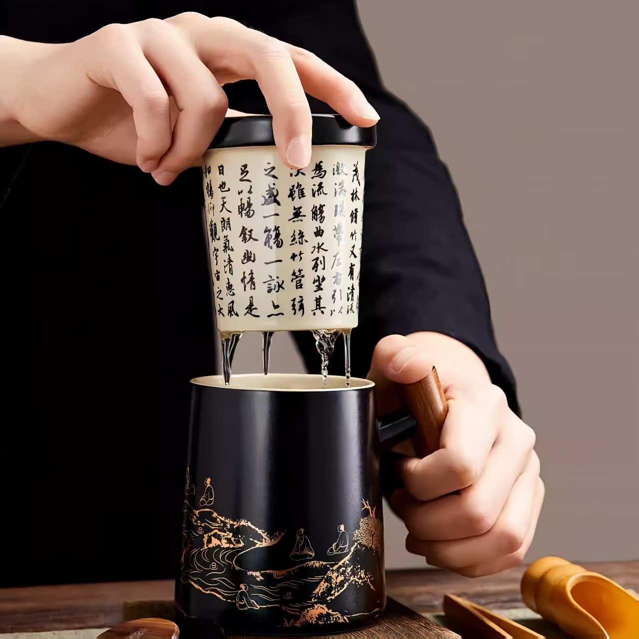 The Palace Museum Lantingji Xu Tea Infuser Cup