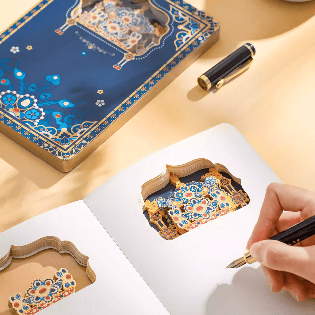 The Palace Museum Phoenix Crown 3D Paper-Cut Art Notebook
