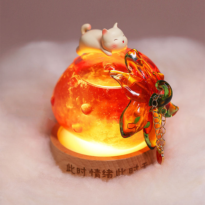 Shangxinle Forbidden City Strawberry Weather Bottle Night Light