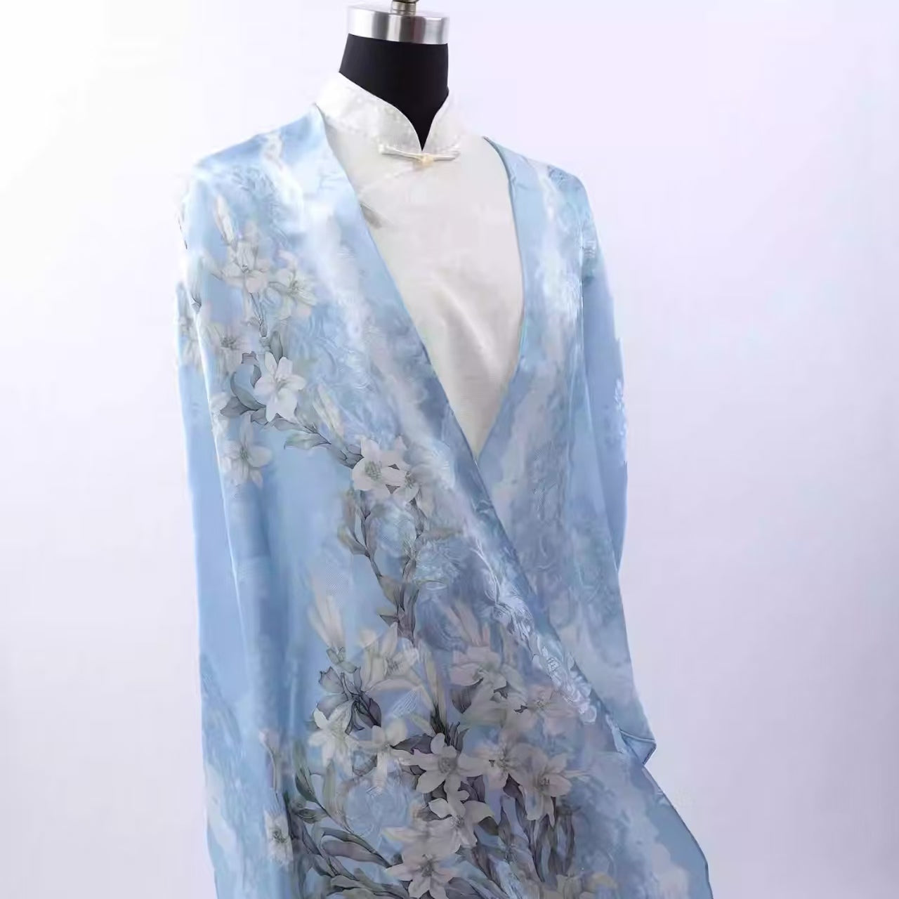 Rui Fu Xiang  Mulberry Silk Scarf - Premium Gift Women's Scarfs