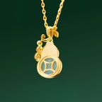 The Palace Museum Jade Gourd Pendant Bracelet Necklace Gift Set